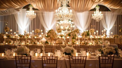 Whimsical Chandelier Wedding Background Ideas for a Unique Touch