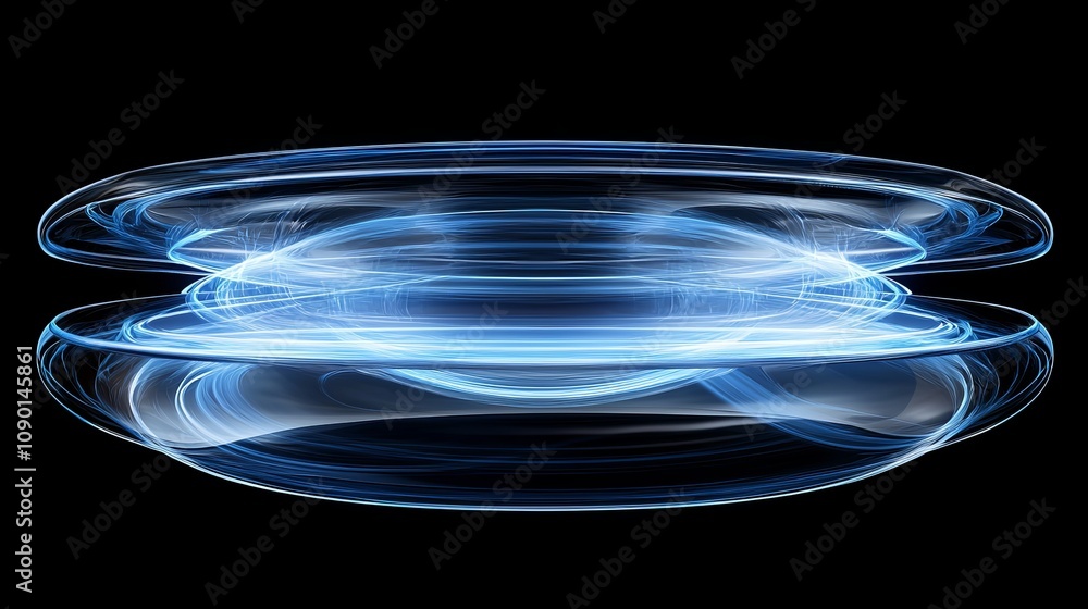 Poster dynamic scientific visualization digital realm abstract art futuristic environment angled viewpoint 
