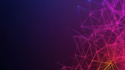 Abstract colorful digital background with geometric shapes.