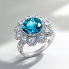 Jewelry, gems are luxurious, shiny, beautiful.