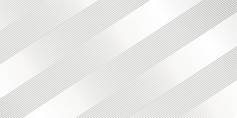 Fototapeta premium Vector gray line abstract pattern Transparent monochrome striped texture, minimal background. Abstract background wave circle lines elegant white diagonal lines gradient creative concept web texture