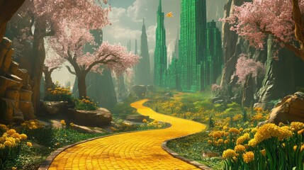 Yellow Brick Road to Emerald City