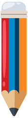Fototapeta premium Colorful Pencil Icon Illustration