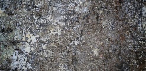 Obraz premium Gray grunge wall with cracks for backgrounds and overlays, Rustic grayscale coloured faded wooden subtle striped textured effect blank empty horizontal.