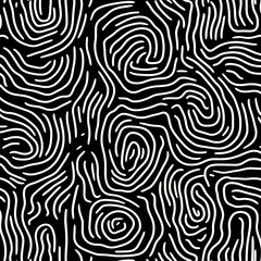 Abstract Simple Line Doodle Pattern