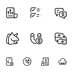 Finance Shady Icons Set Vol.3