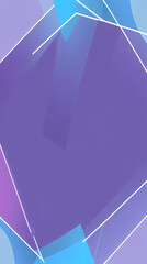 Abstract Geometric Background with White Lines and Purple and Blue Hues