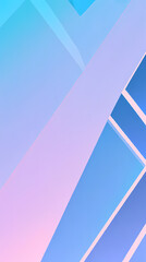 Abstract Geometric Shapes in Pastel Blue and Pink