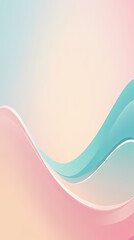 Abstract Background with Pink and Blue Waves
