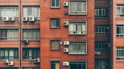 Obraz premium Economic disparity portrayed through urban architecture, Reflecting the stark contrast of wealth and poverty, photography style