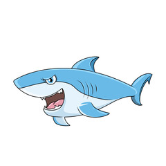 Obraz premium Shark cartoon vector