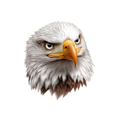Obraz premium Majestic Bald Eagle Head Portrait Symbol of Freedom and Power