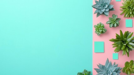 A vision board mockup for 2025 with digital placeholders for goals in categories like  Career,   Travel,  and  Health  on a clean background, 3D illustration