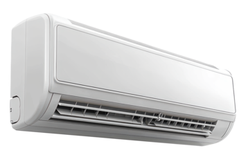 air conditioner on white background.