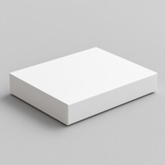Naklejka premium Minimalist white box presentation modern home product display simple environment neutral viewpoint clean concept