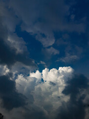 Dramatic Clouds in the Evening Sky