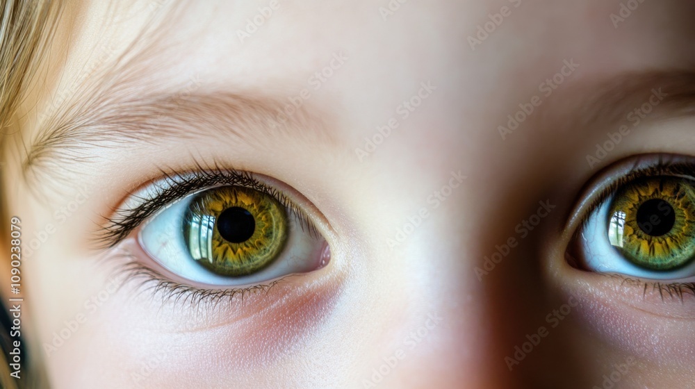 Poster the eyes of a young student eagerly participating in a stem workshop, symbolizing curiosity and lear