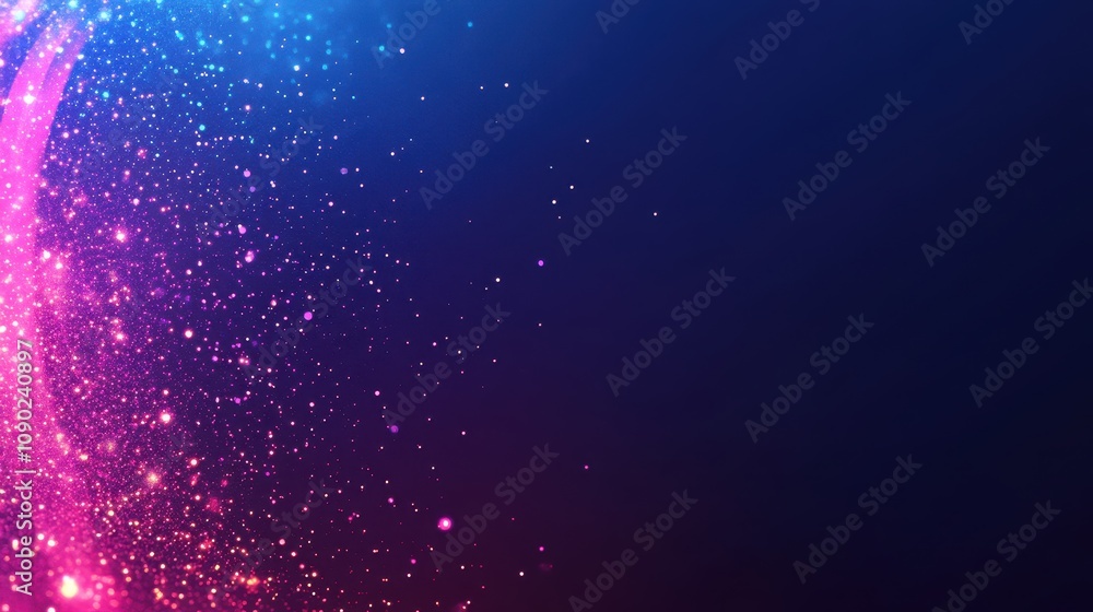 Aufkleber a vibrant abstract background with colorful sparkles and gradients.