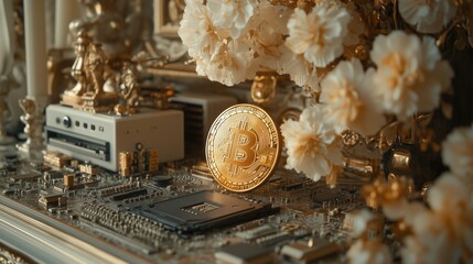 Bitcoin Cryptocurrency Coin