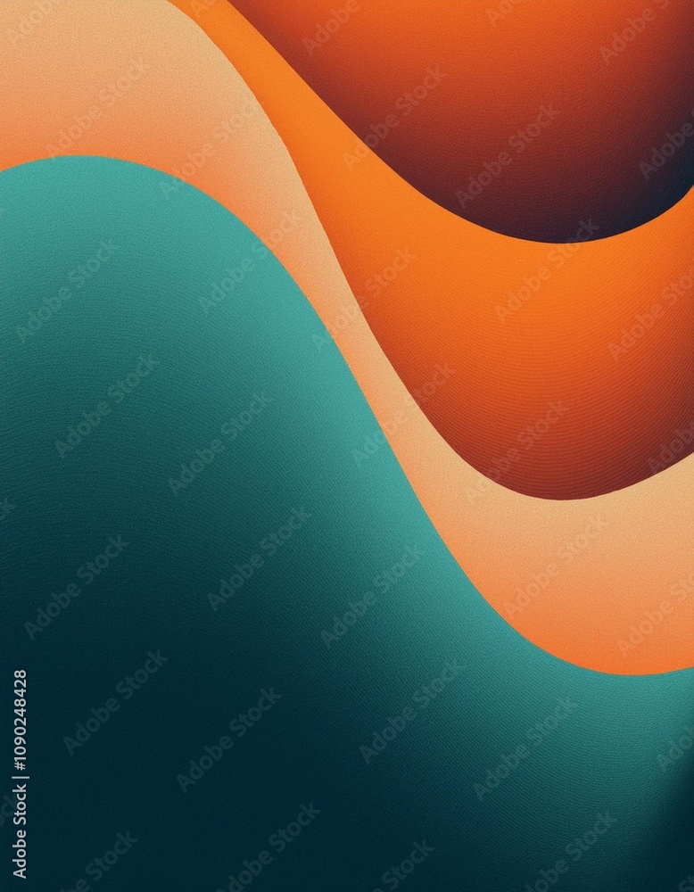 Poster dynamic and energetic abstract background with a wavy pattern and bold colors