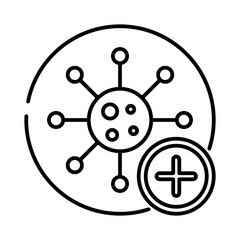Fototapeta premium Antibacterial icon
