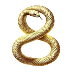 Year of the Snake Culture ceremony, Golden Snake forming the Number Eight: A golden snake coiled into the shape of the number eight, symbolizing infinity, eternity, and the cyclical nature of life.