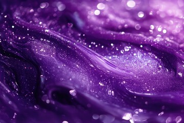 abstract flowing neon wave purple background