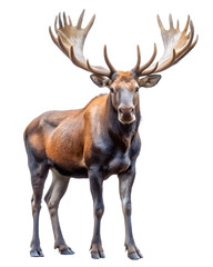 Fototapeta premium deer isolated on white background