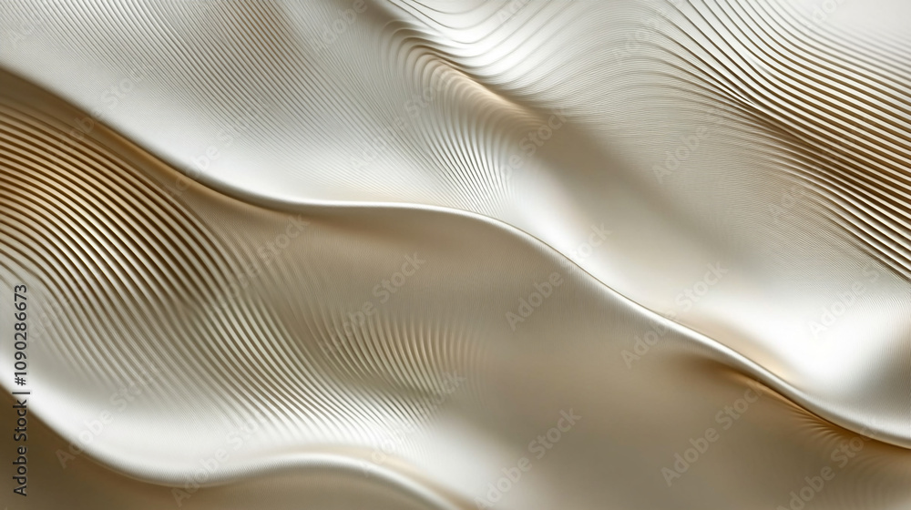 Aufkleber textured waves of elegant fabric create a unique visual experience