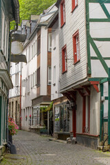 Fototapeta premium Typical street of an old German town