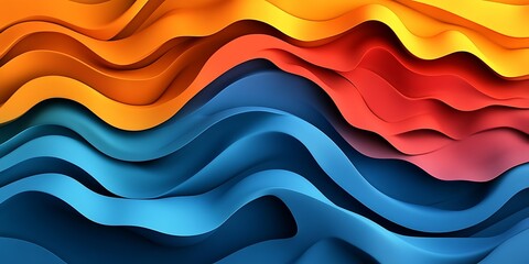 Colorful abstract wave pattern background. (2)