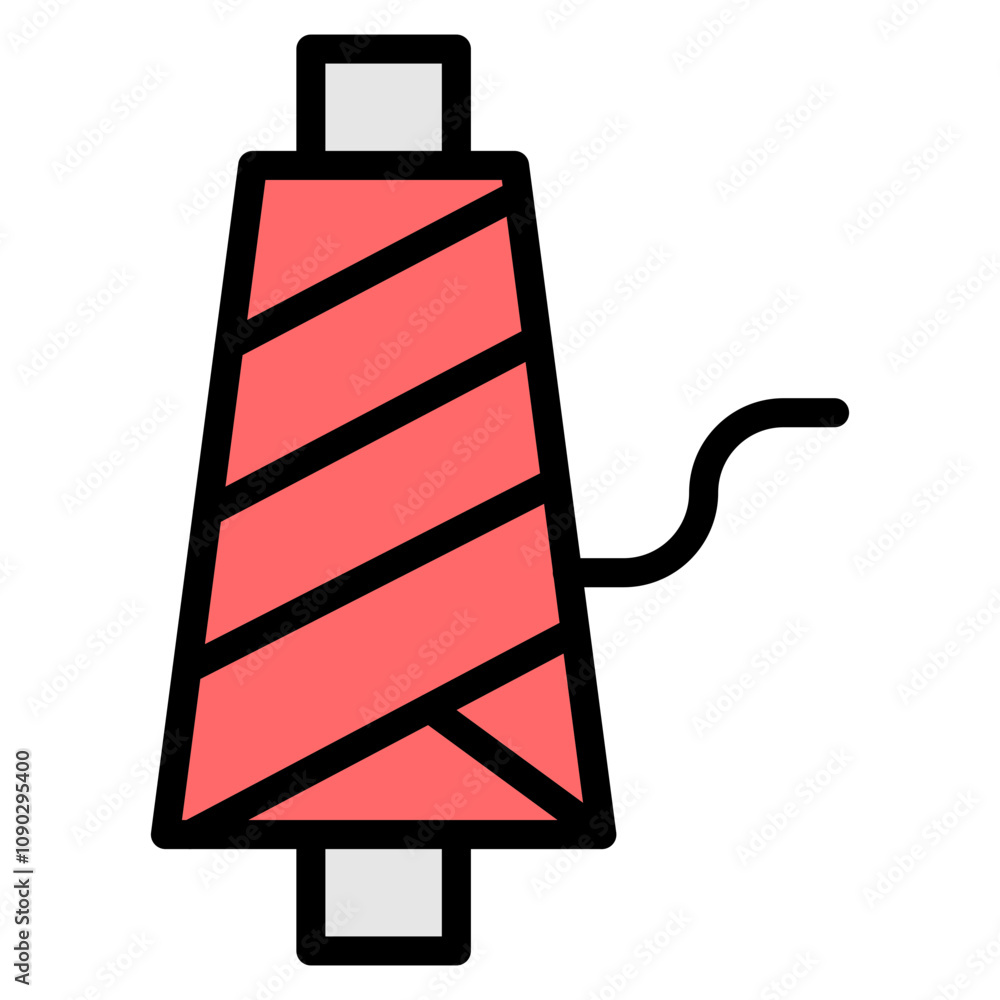 Poster thread icon vector image. can be used for fabric features.