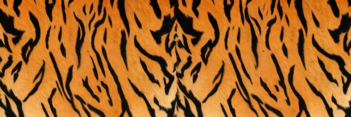 Fototapeta premium Bengal tiger fur texture seamless pattern design for stock photo, seamless