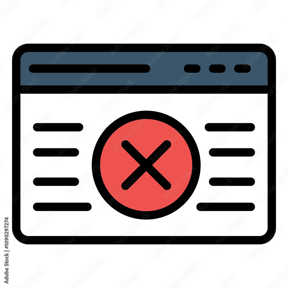 Aufkleber error icon vector image. can be used for battery and power.