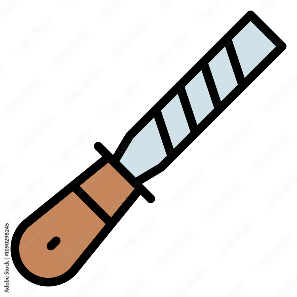 Poster rasp icon vector image. can be used for shoemaker.