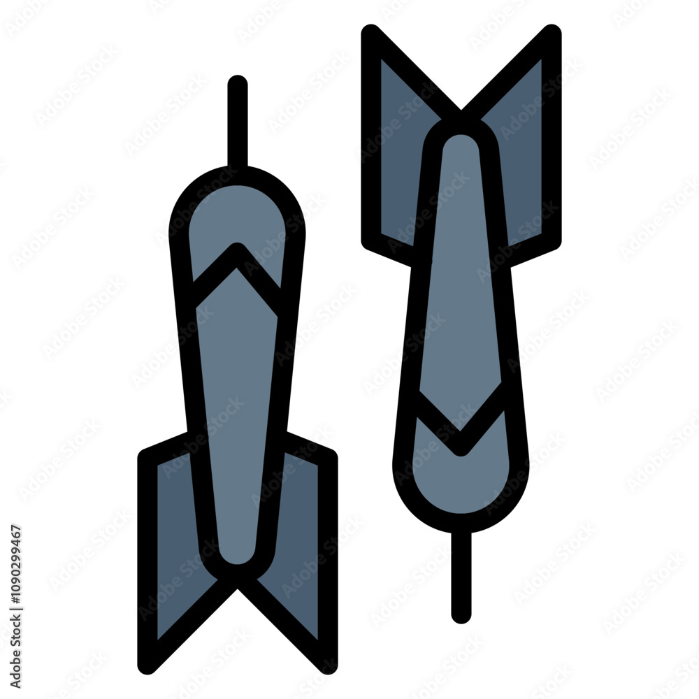 Poster dart icon vector image. can be used for archery.