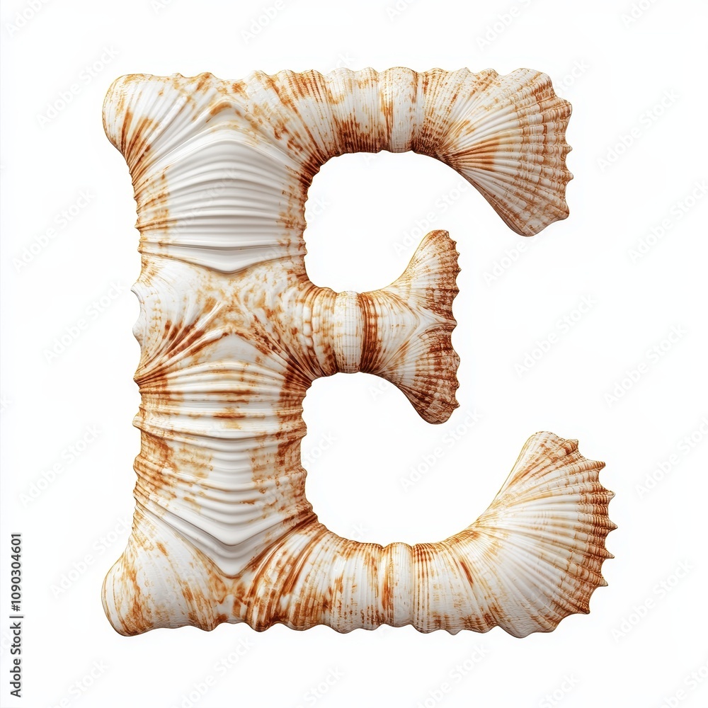 Poster a decorative letter 