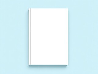 Fototapeta premium A realistic mockup of a book with a textured hardcover, perfect for branding presentations or design projects, branding, design