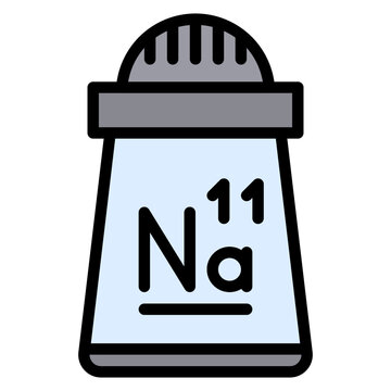 recommend clip art: Sodium icon vector image. Can be used for Nutrition.