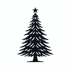 Fototapeta premium Christmas Tree Design Illustration Natal