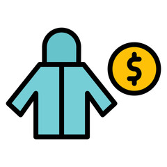 Equipment Rental icon vector image. Can be used for Ski Resort.