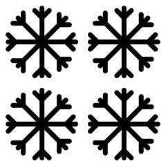 Snow icon vector image. Can be used for Ski Resort.