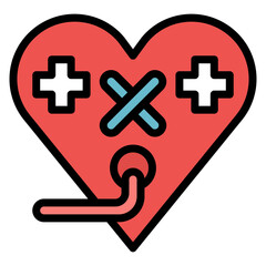 Obraz premium Heartworm Treatment icon vector image. Can be used for Veterinary.