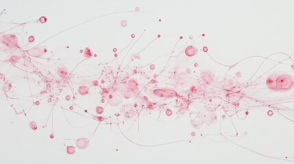 Abstract Watercolor Ink Droplets in Vivid Colors