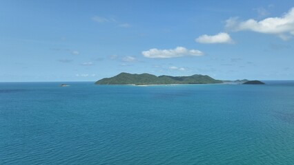 Aerial photo of Dunk Island Queensland Australia