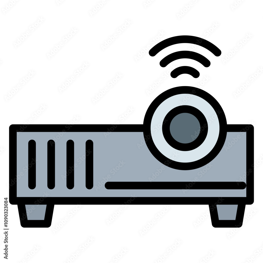 Poster projector icon vector image. can be used for coworking space.