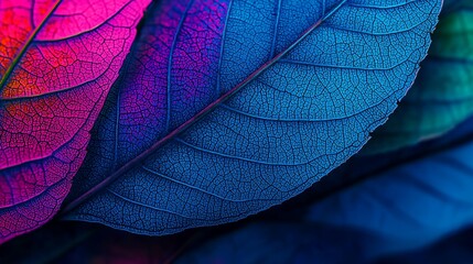 A close up of a colorful leaf on a plant