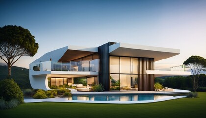 Serene Modern Escape: A Fusion of Luxury and Nature