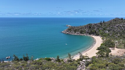 Aerial photo of Magnetic Island Queensland Australia
