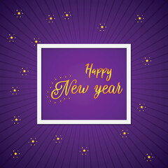 Happy new year banner design